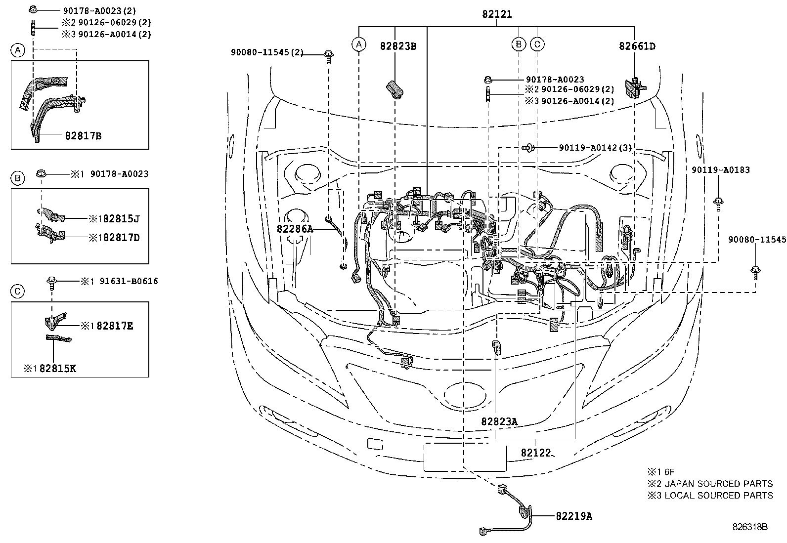  CAMRY NAP |  WIRING CLAMP