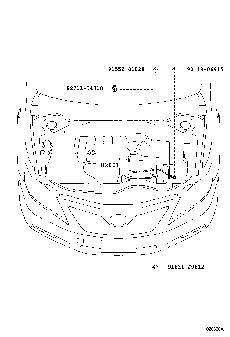  CAMRY JPP |  WIRING CLAMP