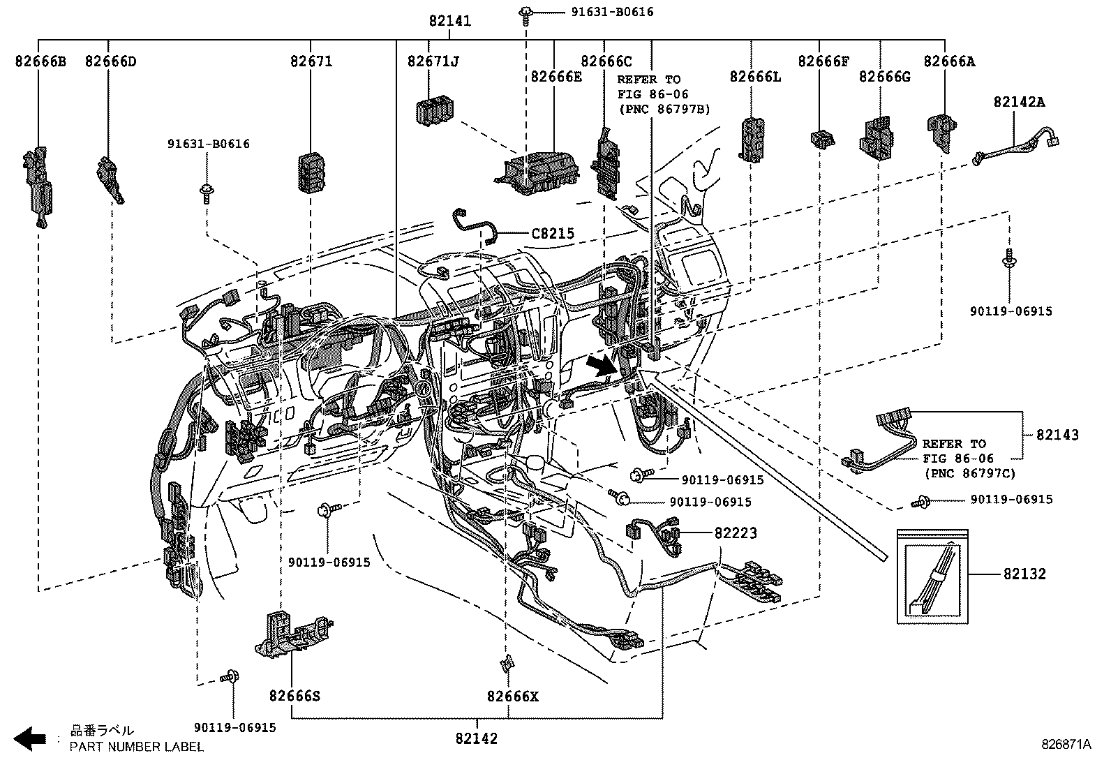  GX460 |  WIRING CLAMP