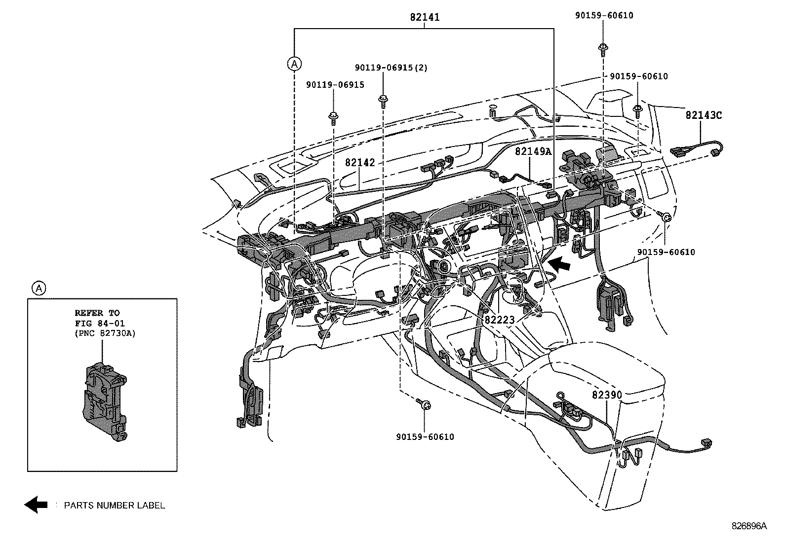  PRIUS PLUG IN HBD |  WIRING CLAMP