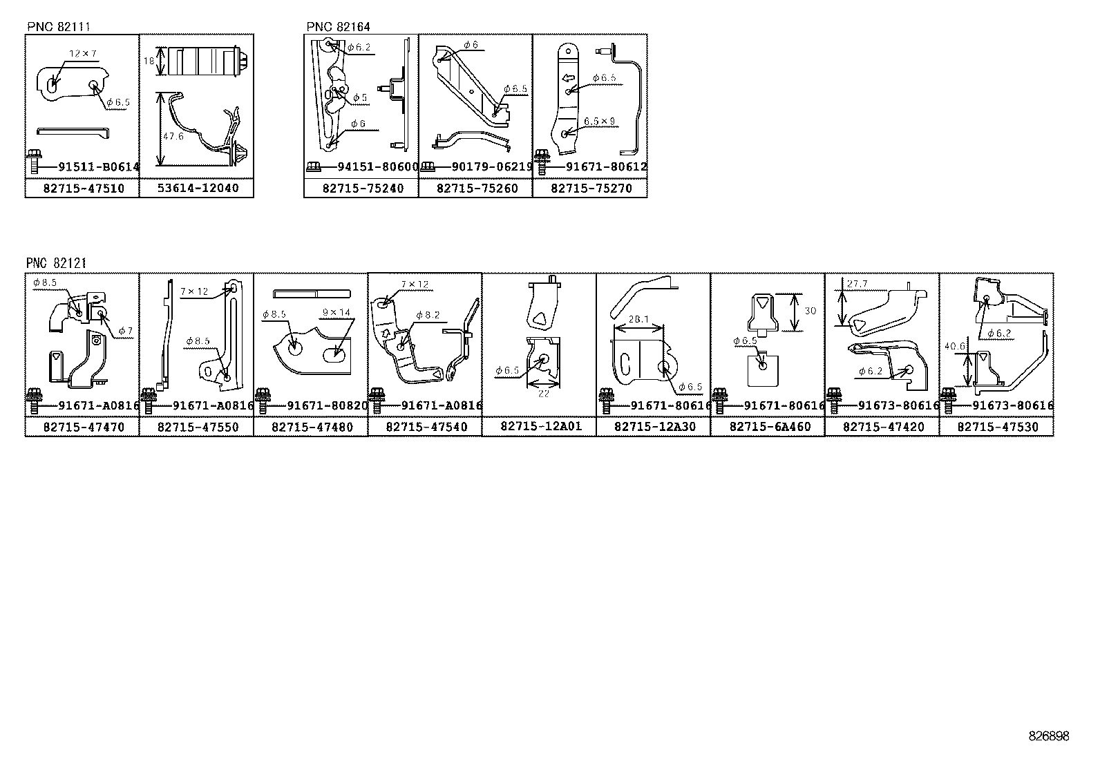  PRIUS PLUG IN HBD |  WIRING CLAMP