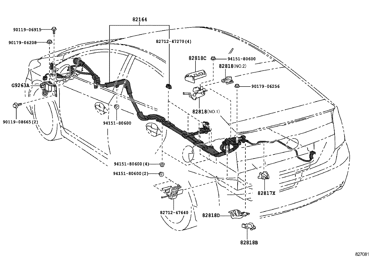  PRIUS PLUG IN HBD |  WIRING CLAMP