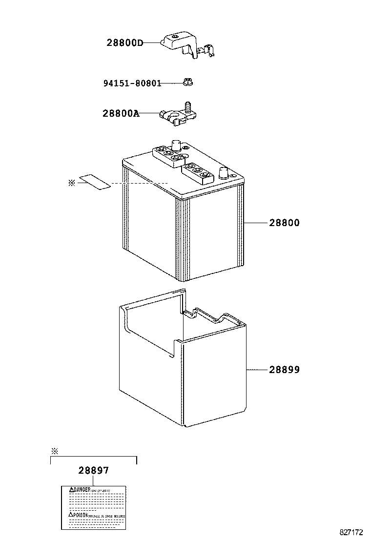  SCION TC |  BATTERY BATTERY CABLE