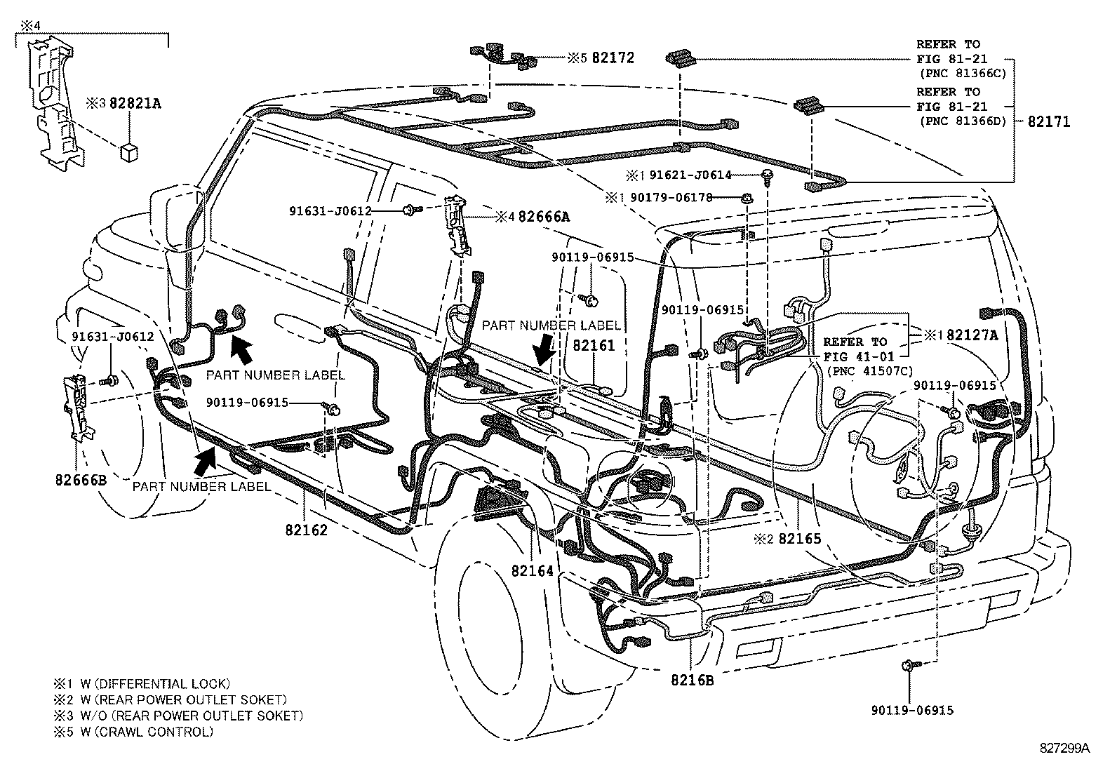  FJ CRUISER |  WIRING CLAMP