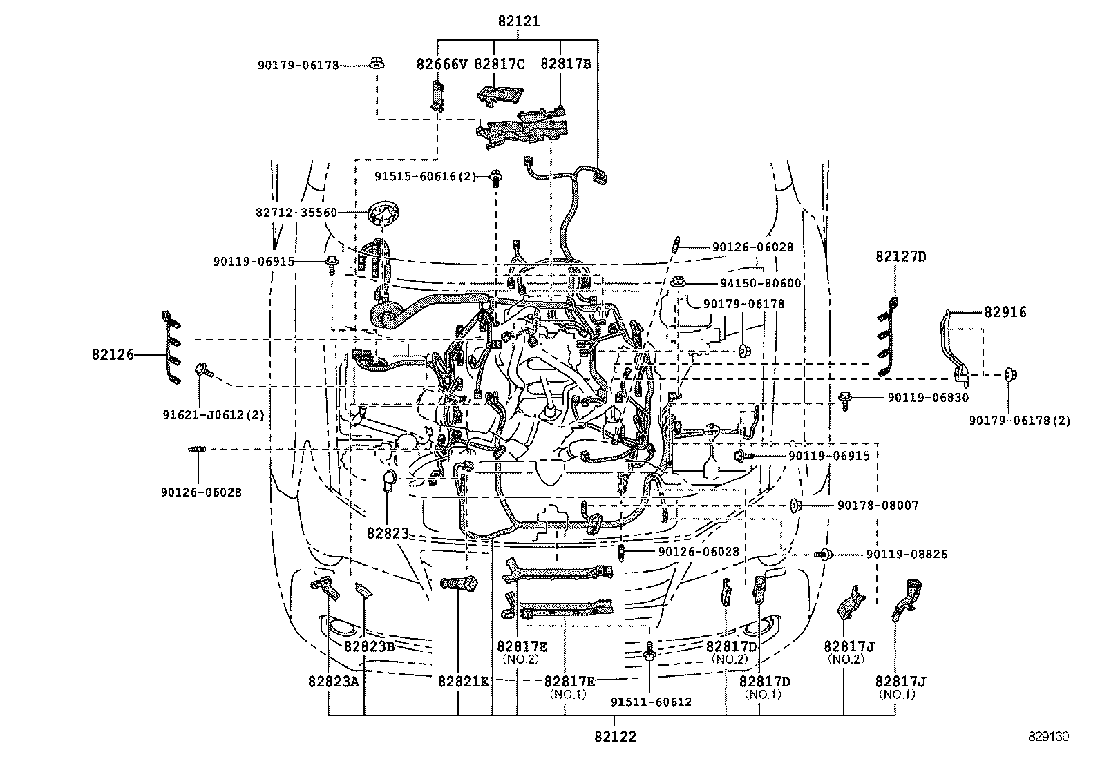  GX460 |  WIRING CLAMP