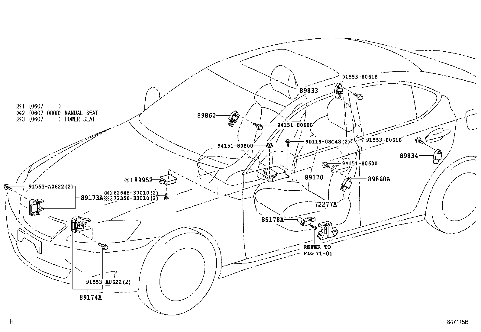  IS250 350 |  AIR BAG