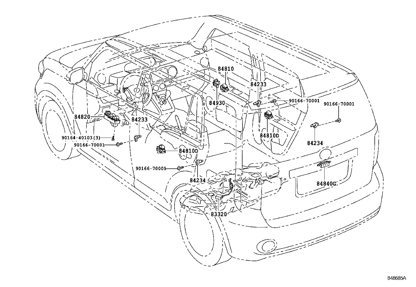  SCION XB |  SWITCH RELAY COMPUTER