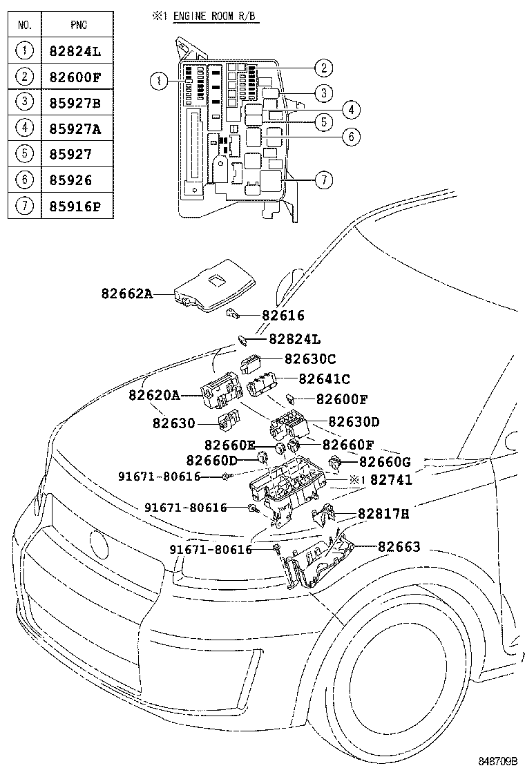  SCION XB |  SWITCH RELAY COMPUTER