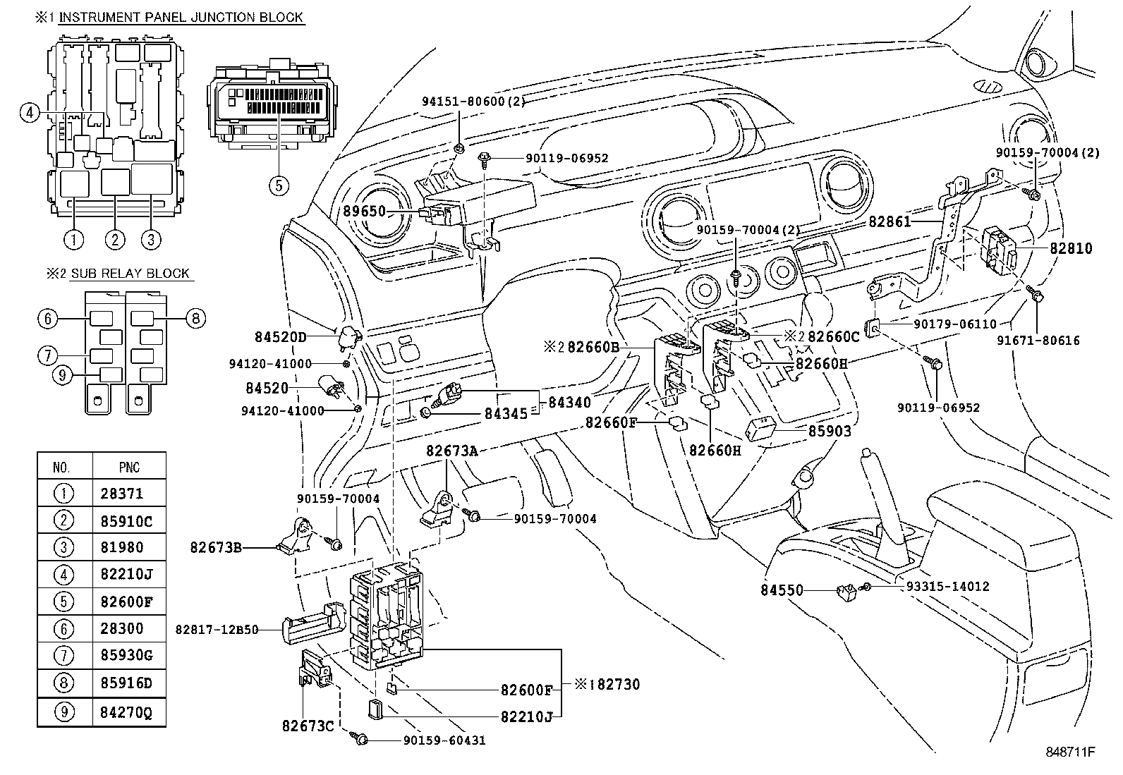  SCION XB |  SWITCH RELAY COMPUTER