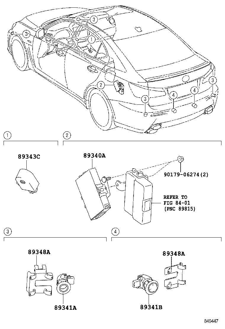  IS F |  CLEARANCE BACK SONAR