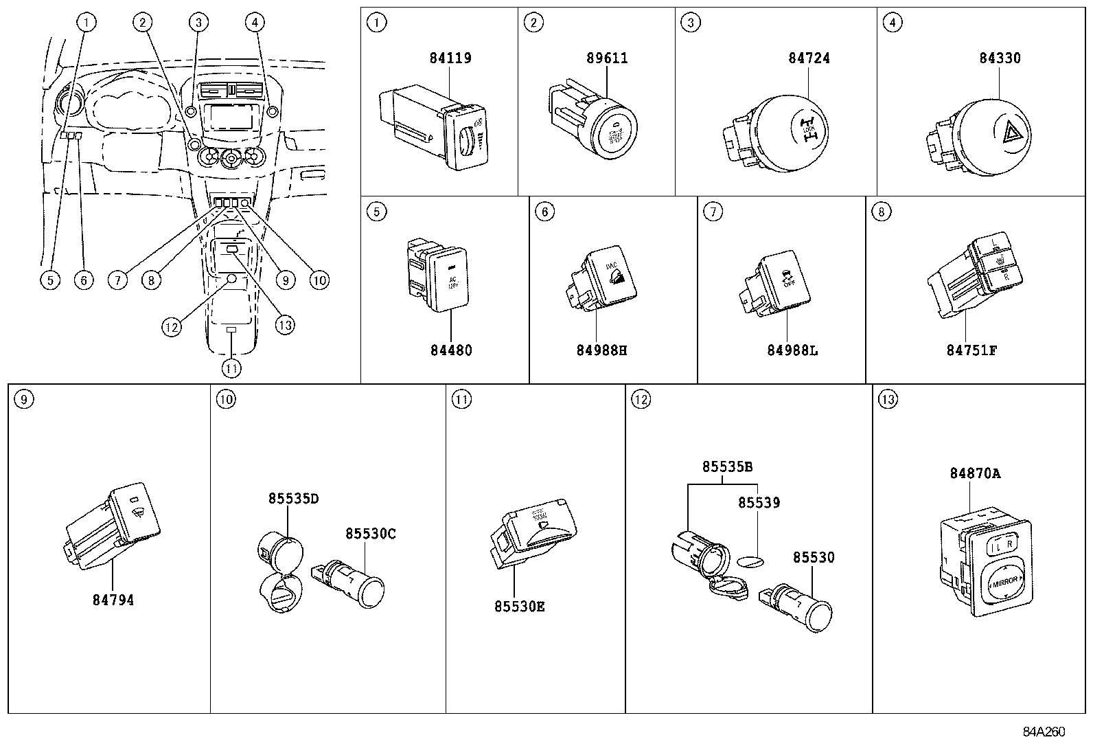  RAV4 NAP |  SWITCH RELAY COMPUTER