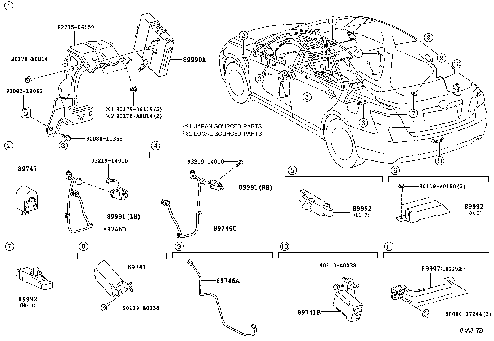  CAMRY NAP |  WIRELESS DOOR LOCK