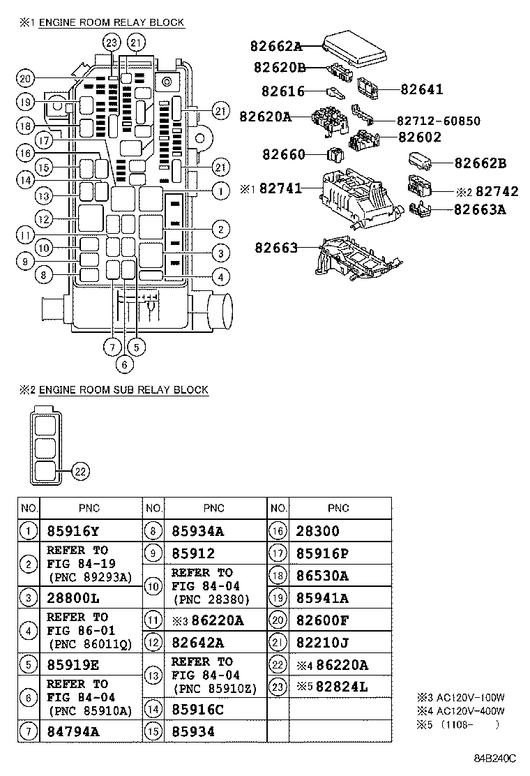 GX460 |  SWITCH RELAY COMPUTER