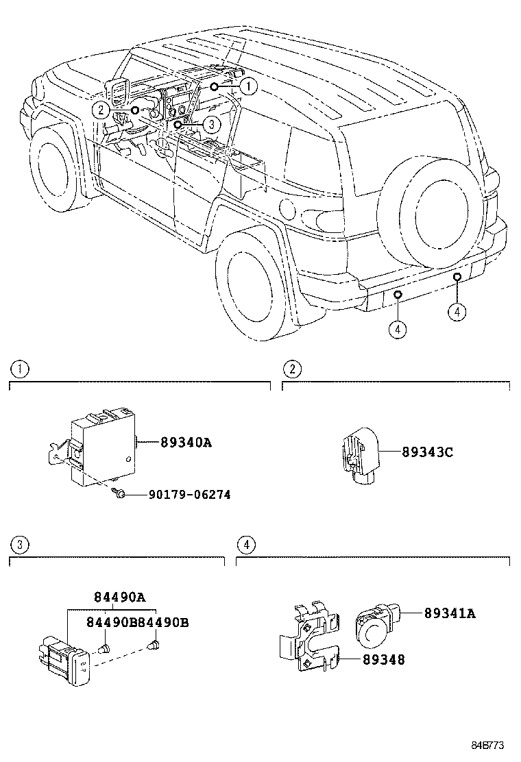  FJ CRUISER |  CLEARANCE BACK SONAR