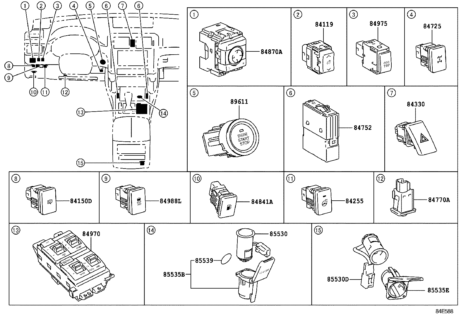  GX460 |  SWITCH RELAY COMPUTER