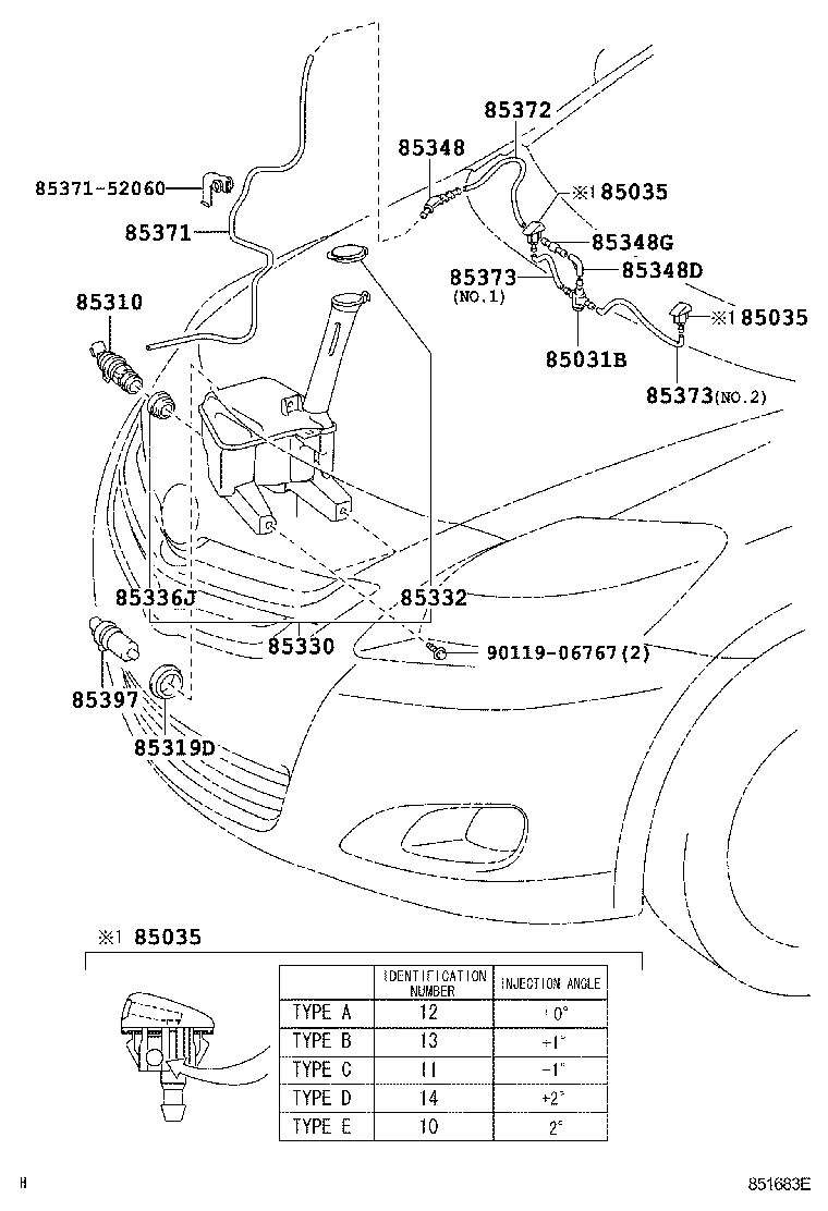  YARIS |  WINDSHIELD WASHER