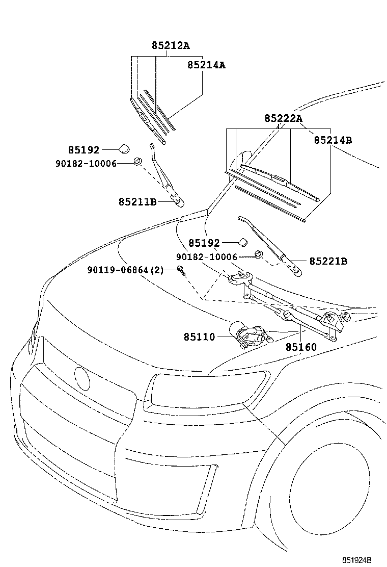  SCION XB |  WINDSHIELD WIPER