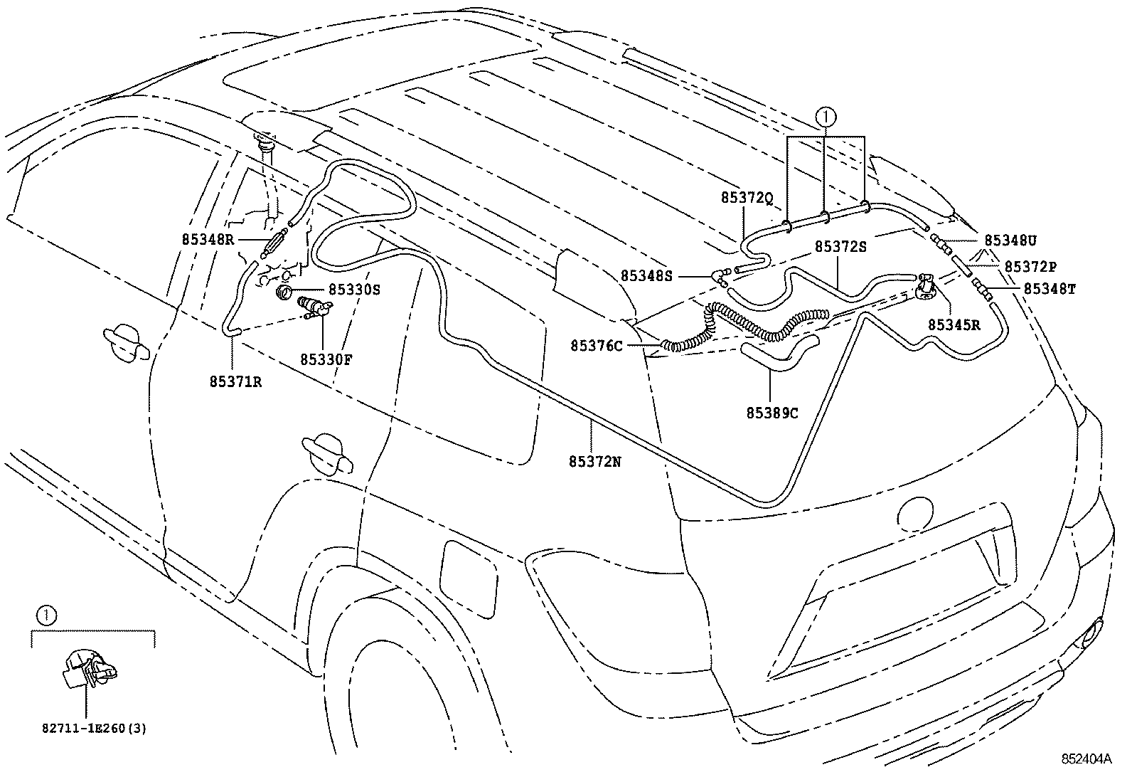  HIGHLANDER NAP |  REAR WASHER