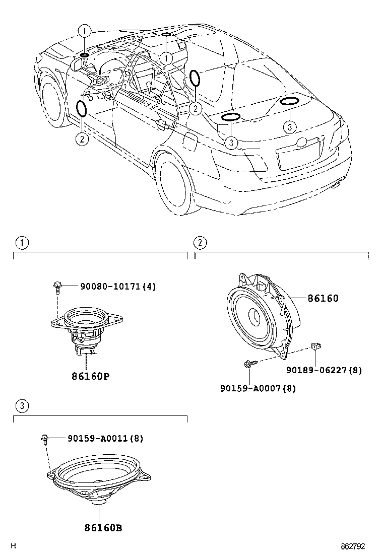  CAMRY HV NAP |  SPEAKER