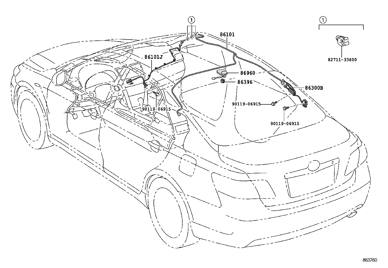  CAMRY JPP |  ANTENNA