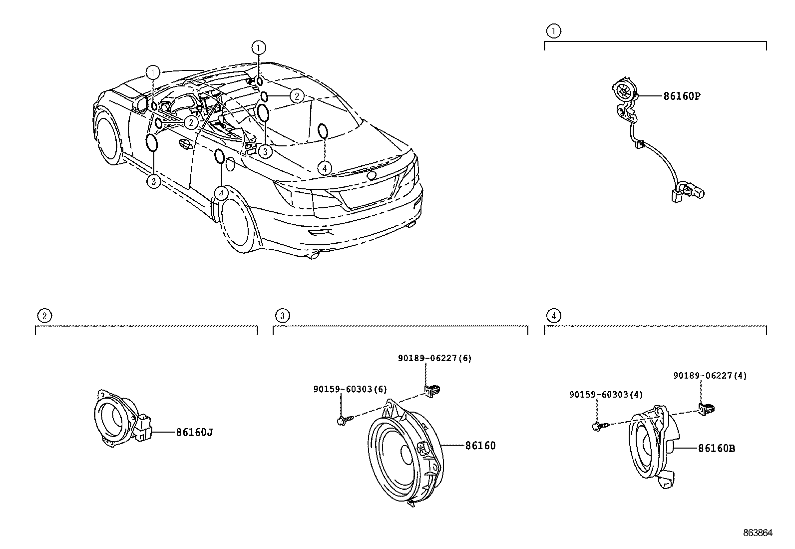  IS250C 350C |  SPEAKER