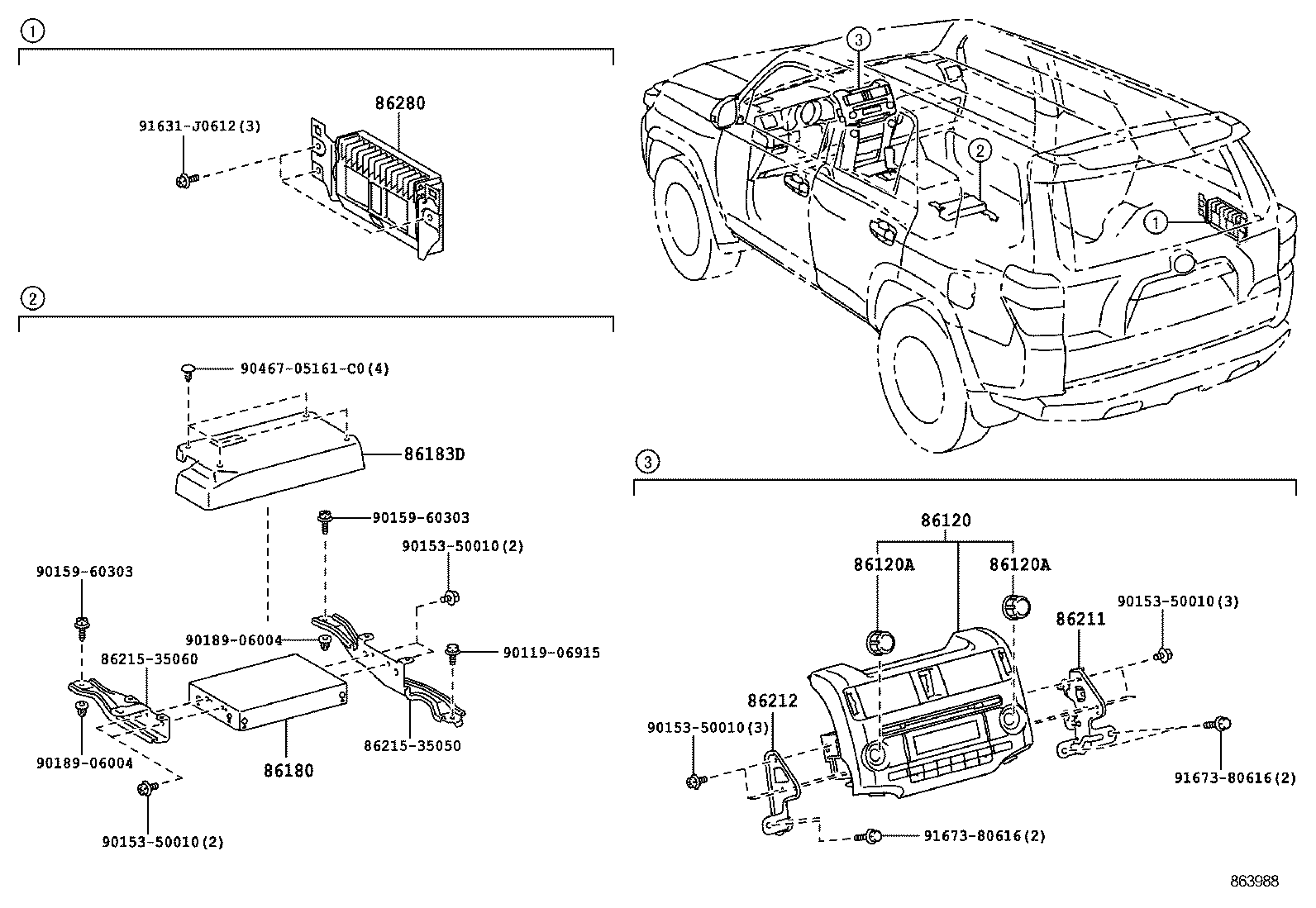 4RUNNER |  RADIO RECEIVER AMPLIFIER CONDENSER