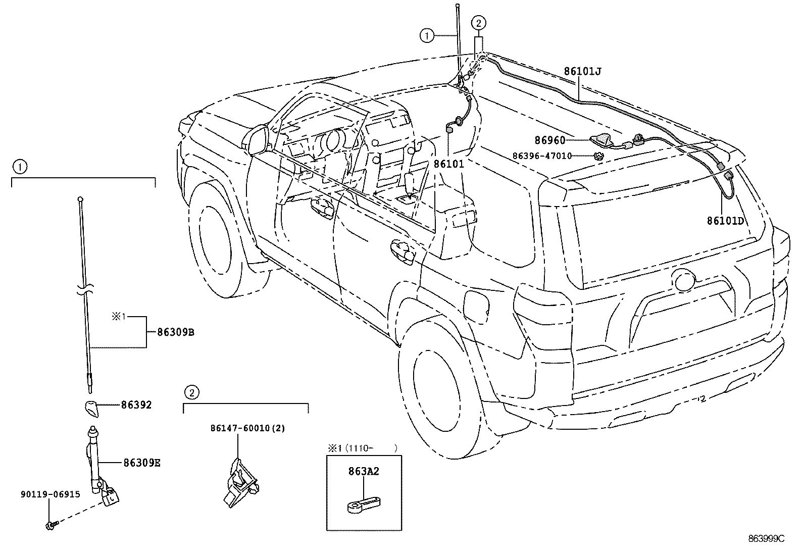  4RUNNER |  ANTENNA
