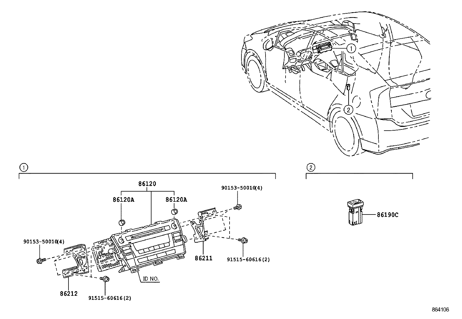  PRIUS PLUG IN HBD |  RADIO RECEIVER AMPLIFIER CONDENSER