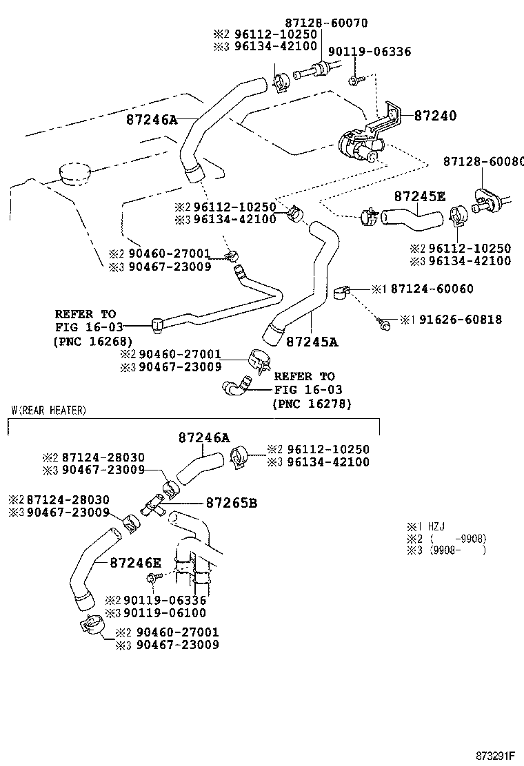  LAND CRUISER 70 |  HEATING AIR CONDITIONING WATER PIPING