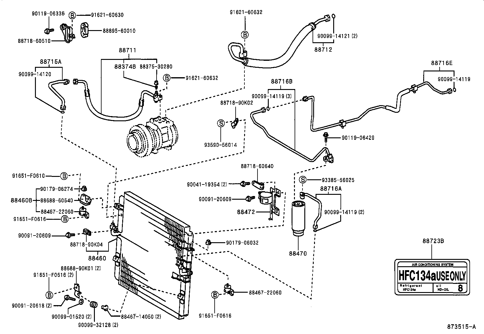  LAND CRUISER 70 |  HEATING AIR CONDITIONING COOLER PIPING