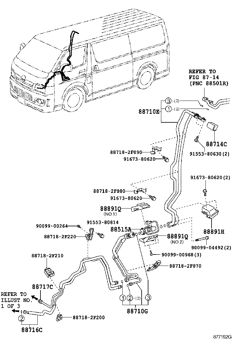  HIACE |  HEATING AIR CONDITIONING COOLER PIPING