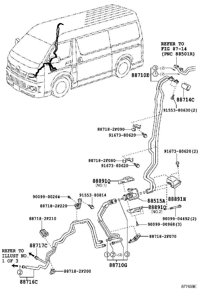  HIACE |  HEATING AIR CONDITIONING COOLER PIPING