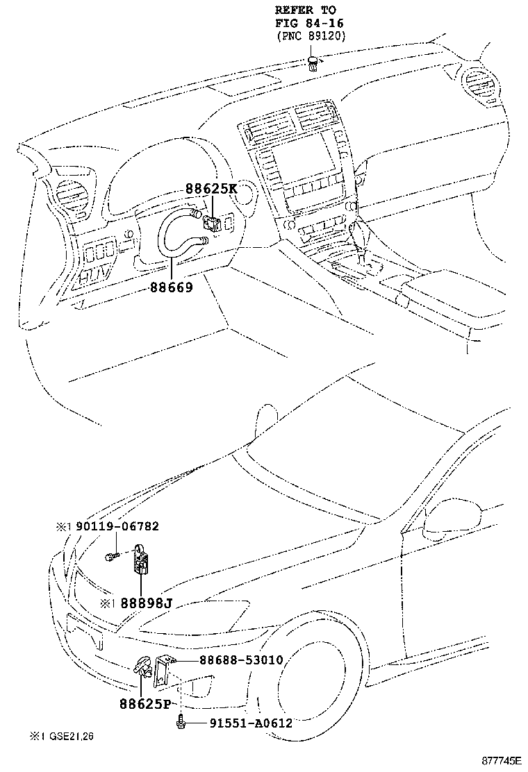  IS250 350 |  HEATING AIR CONDITIONING CONTROL AIR DUCT