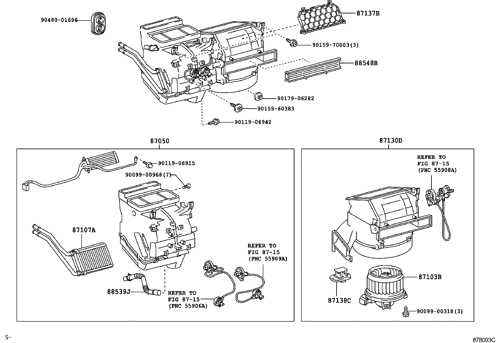  YARIS |  HEATING AIR CONDITIONING COOLER UNIT