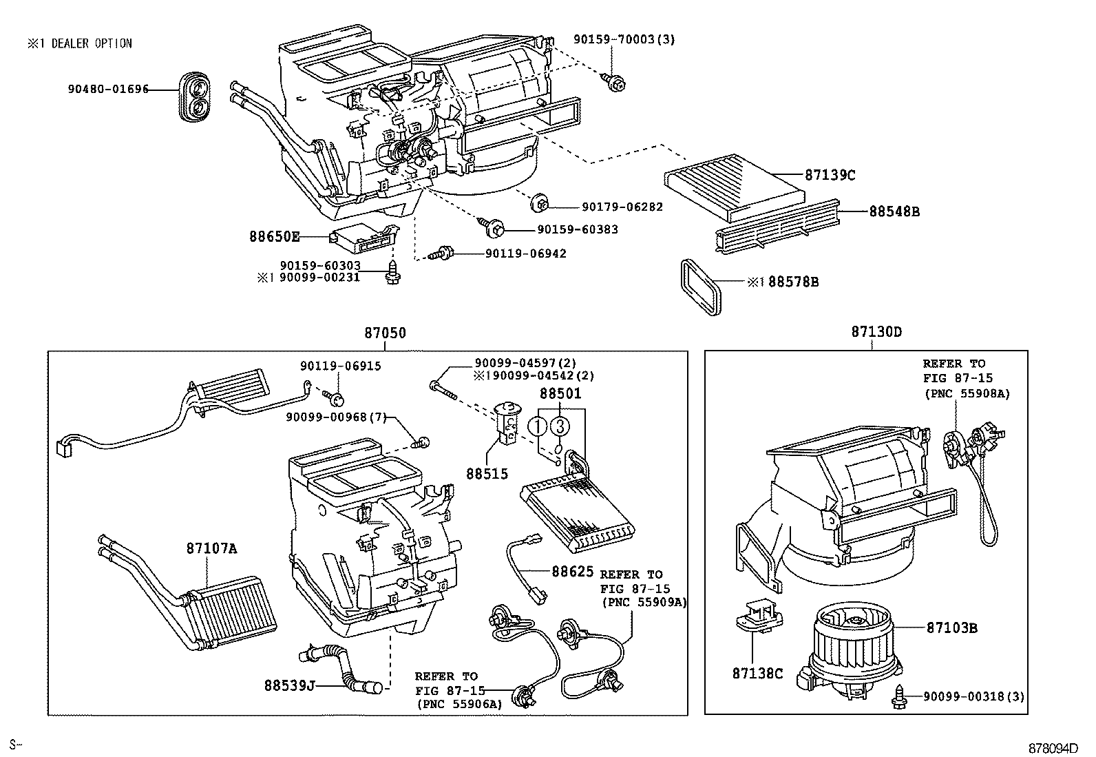  YARIS |  HEATING AIR CONDITIONING COOLER UNIT