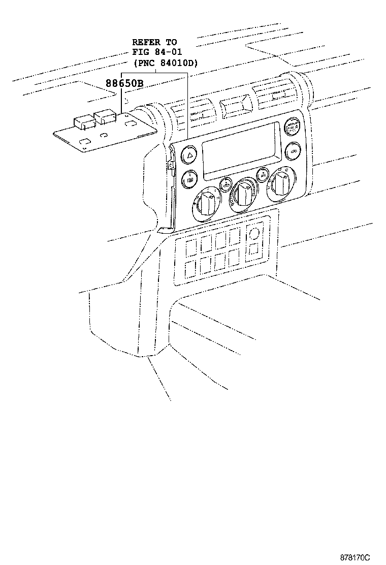  FJ CRUISER |  HEATING AIR CONDITIONING CONTROL AIR DUCT