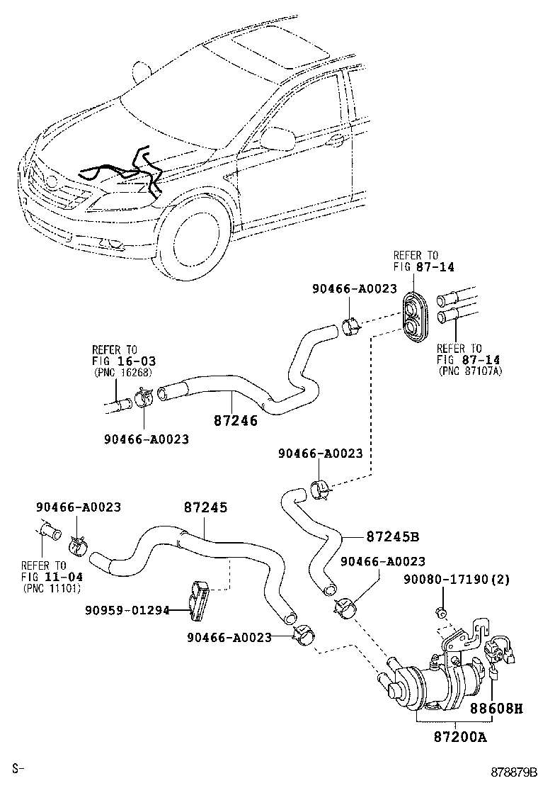  CAMRY HV NAP |  HEATING AIR CONDITIONING WATER PIPING