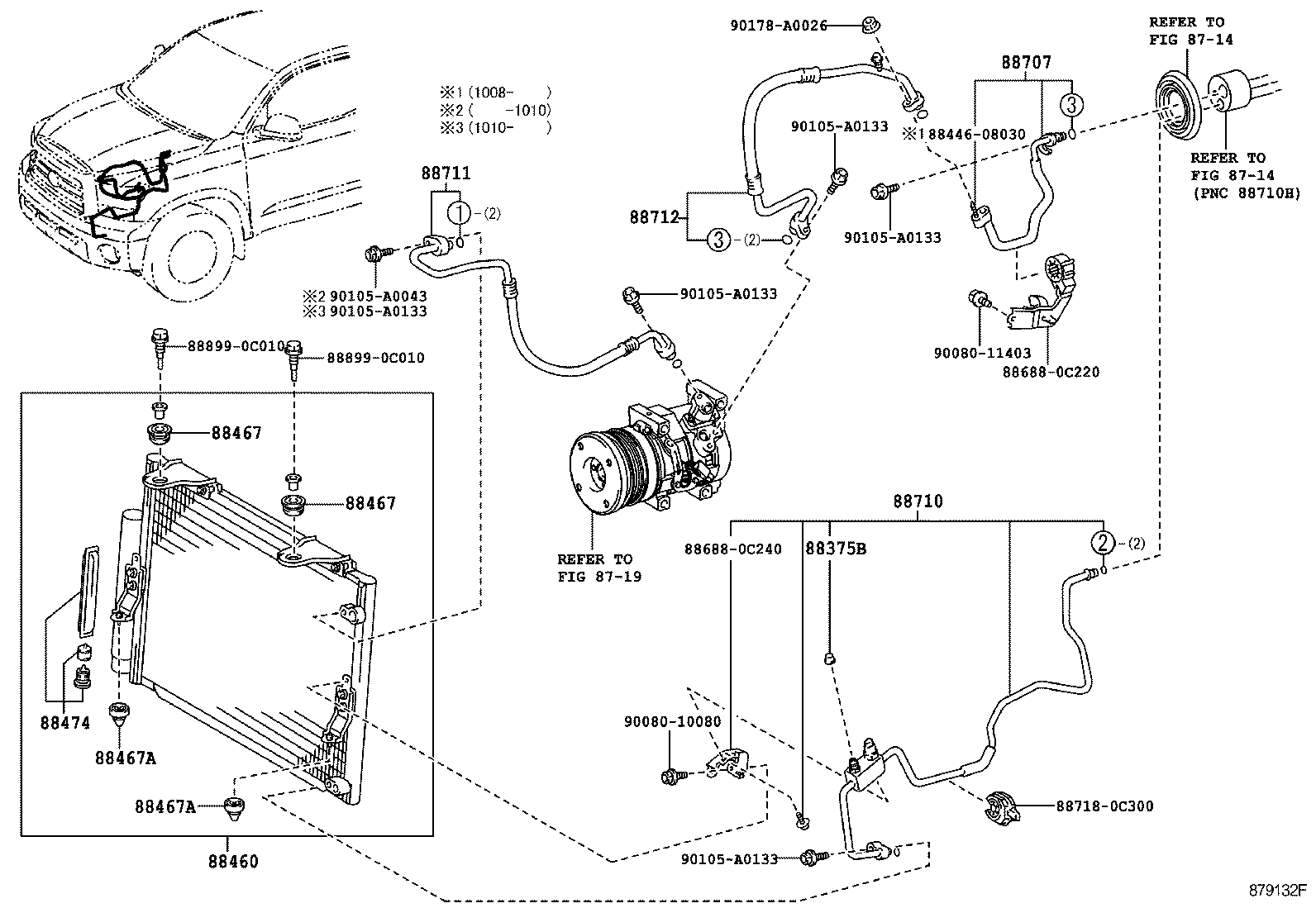  TUNDRA |  HEATING AIR CONDITIONING COOLER PIPING