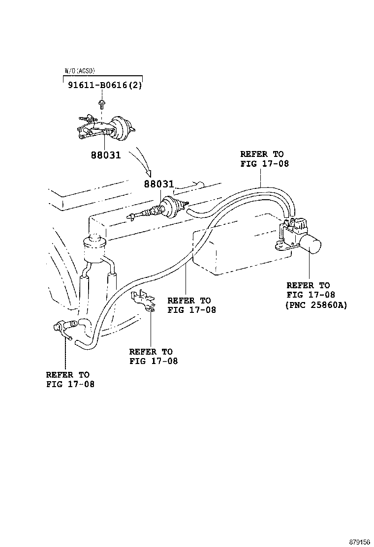 LAND CRUISER 70 | HEATING AIR CONDITIONING VACUUM PIPING