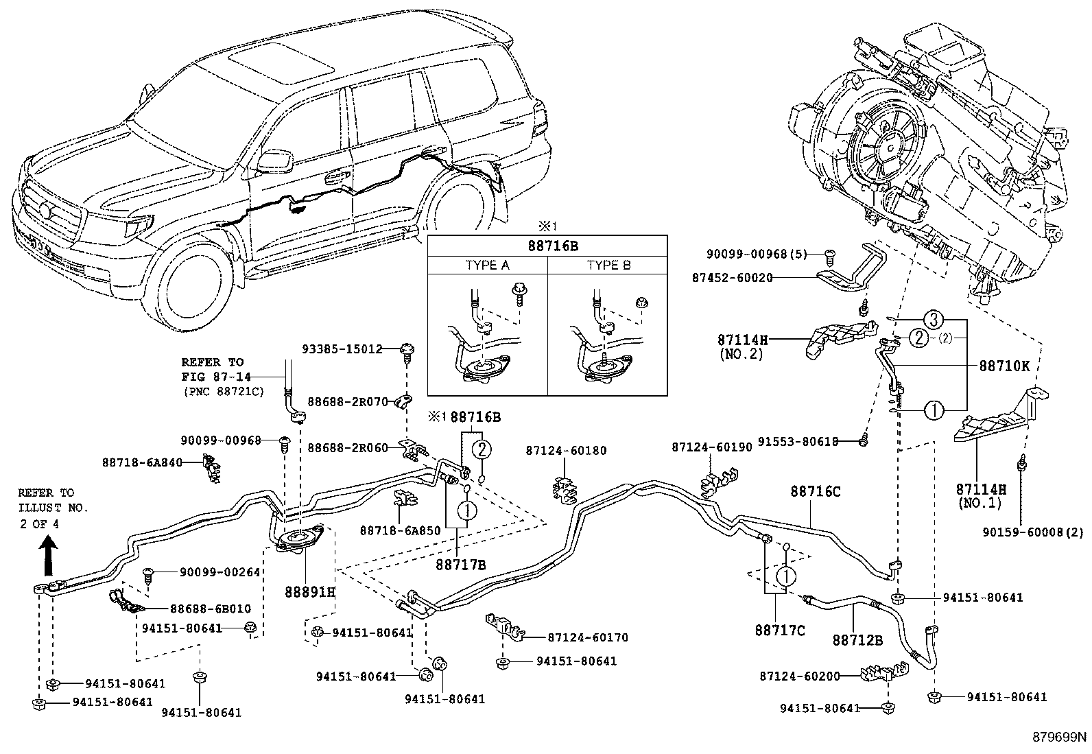  LX570 |  HEATING AIR CONDITIONING COOLER PIPING