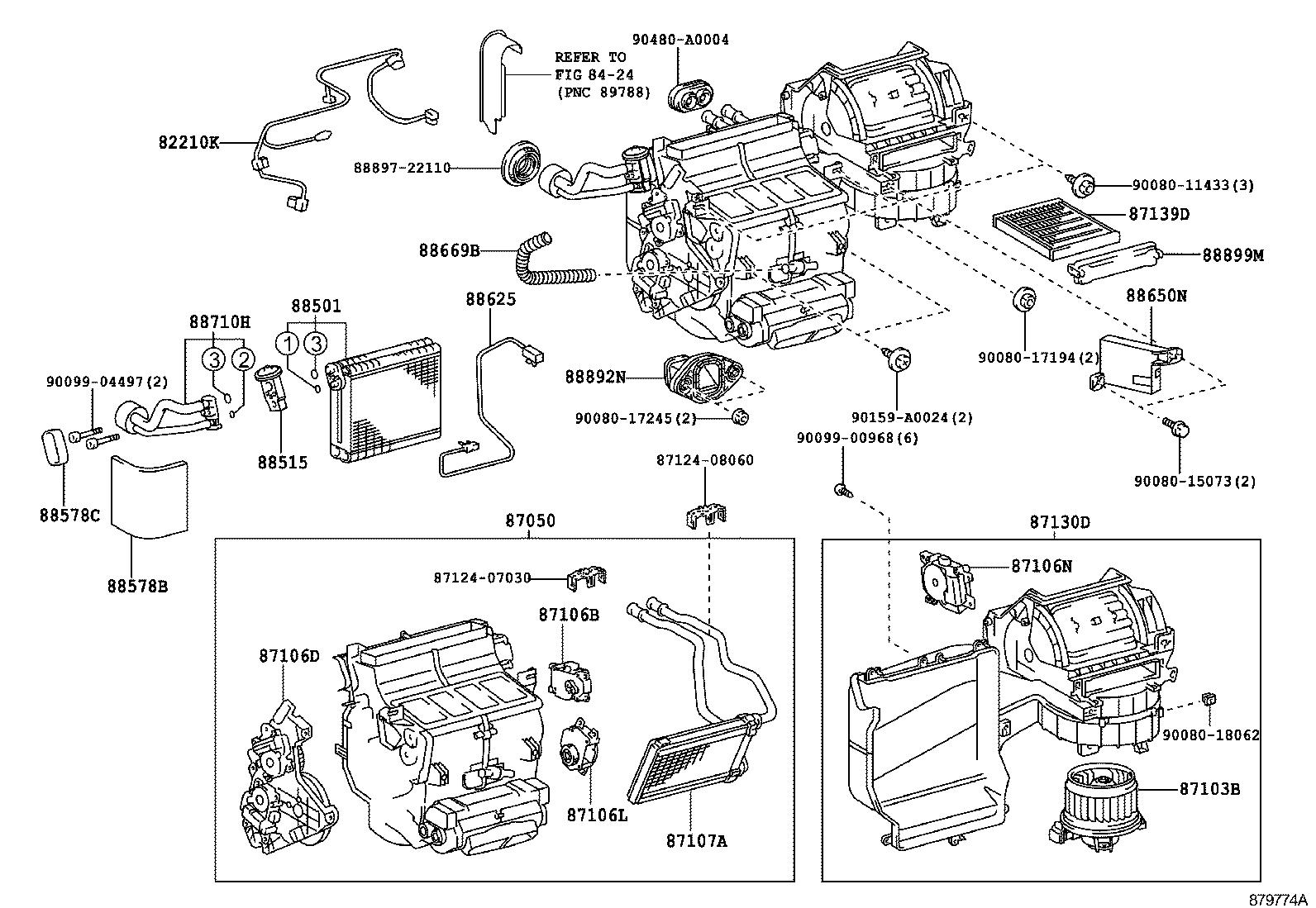  SEQUOIA |  HEATING AIR CONDITIONING COOLER UNIT