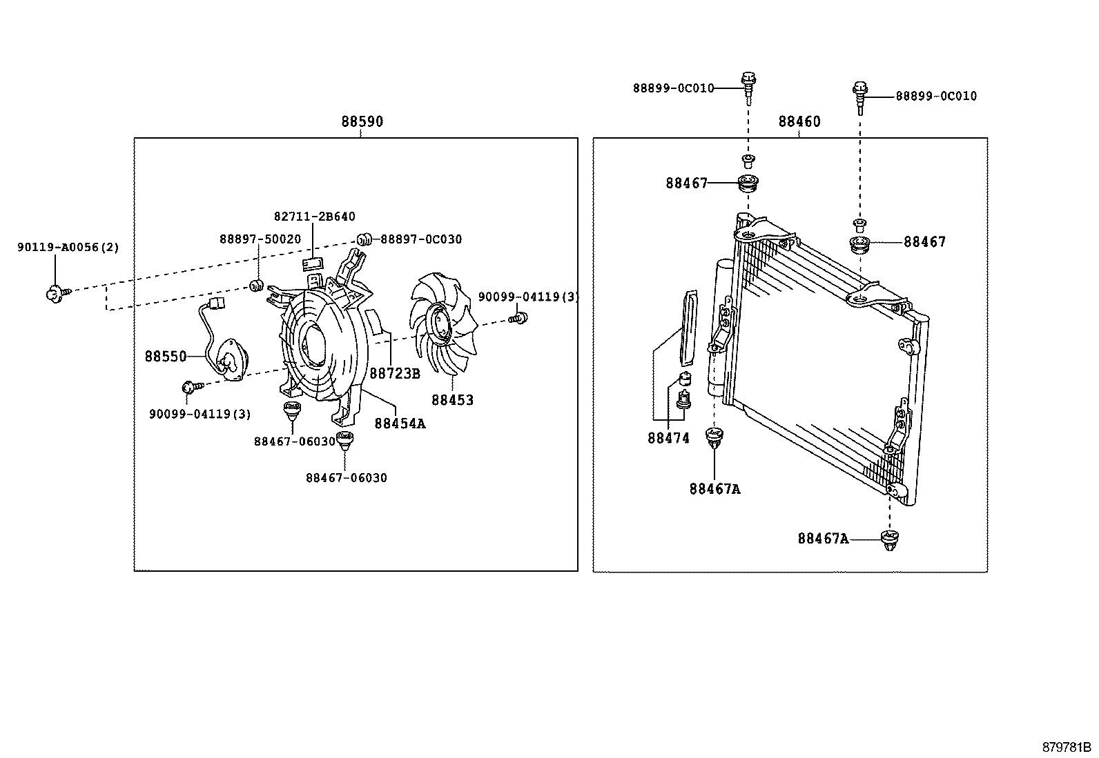  SEQUOIA |  HEATING AIR CONDITIONING COOLER PIPING