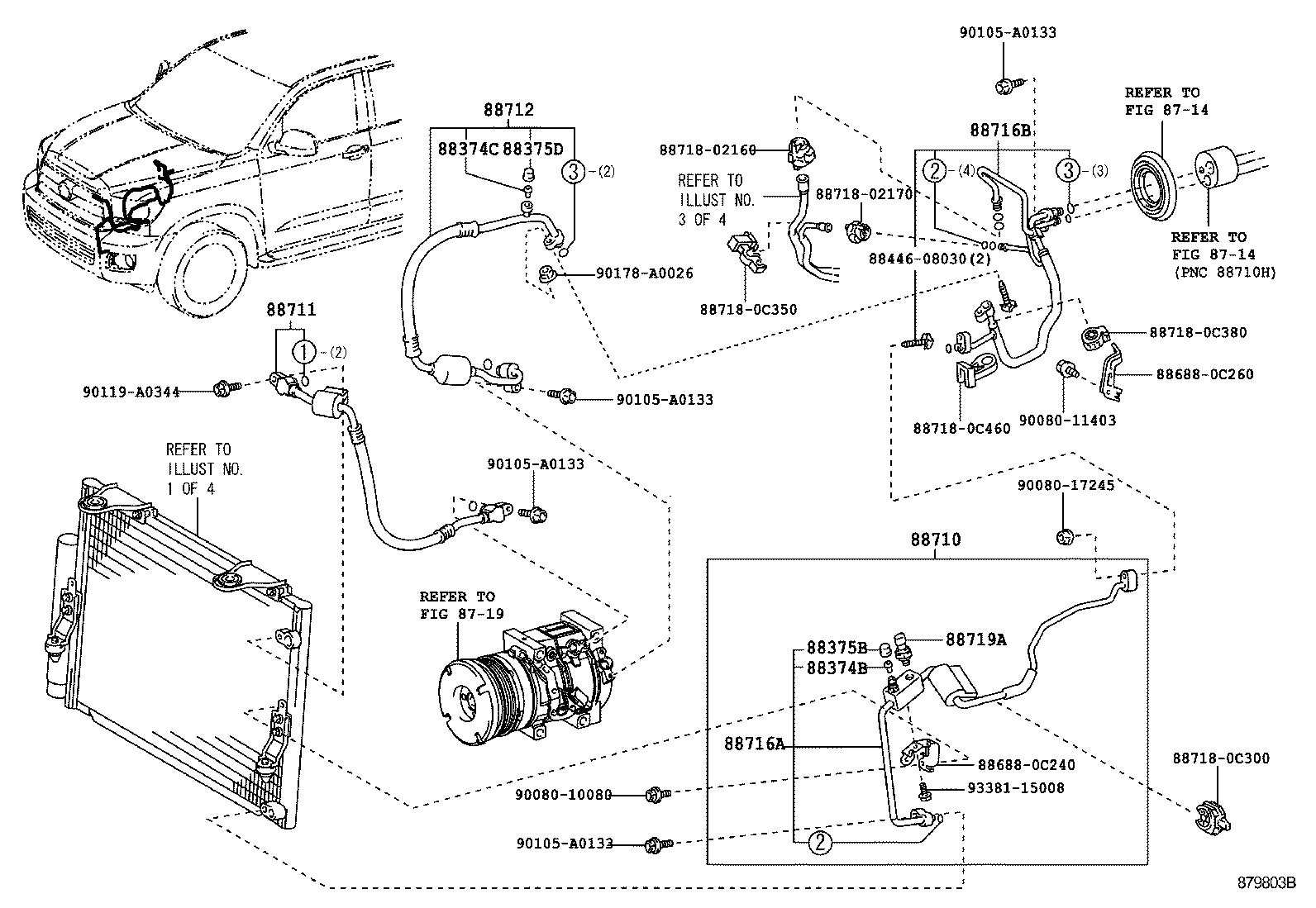  SEQUOIA |  HEATING AIR CONDITIONING COOLER PIPING