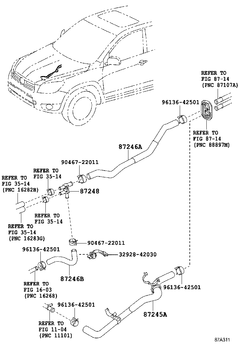  RAV4 JPP |  HEATING AIR CONDITIONING WATER PIPING