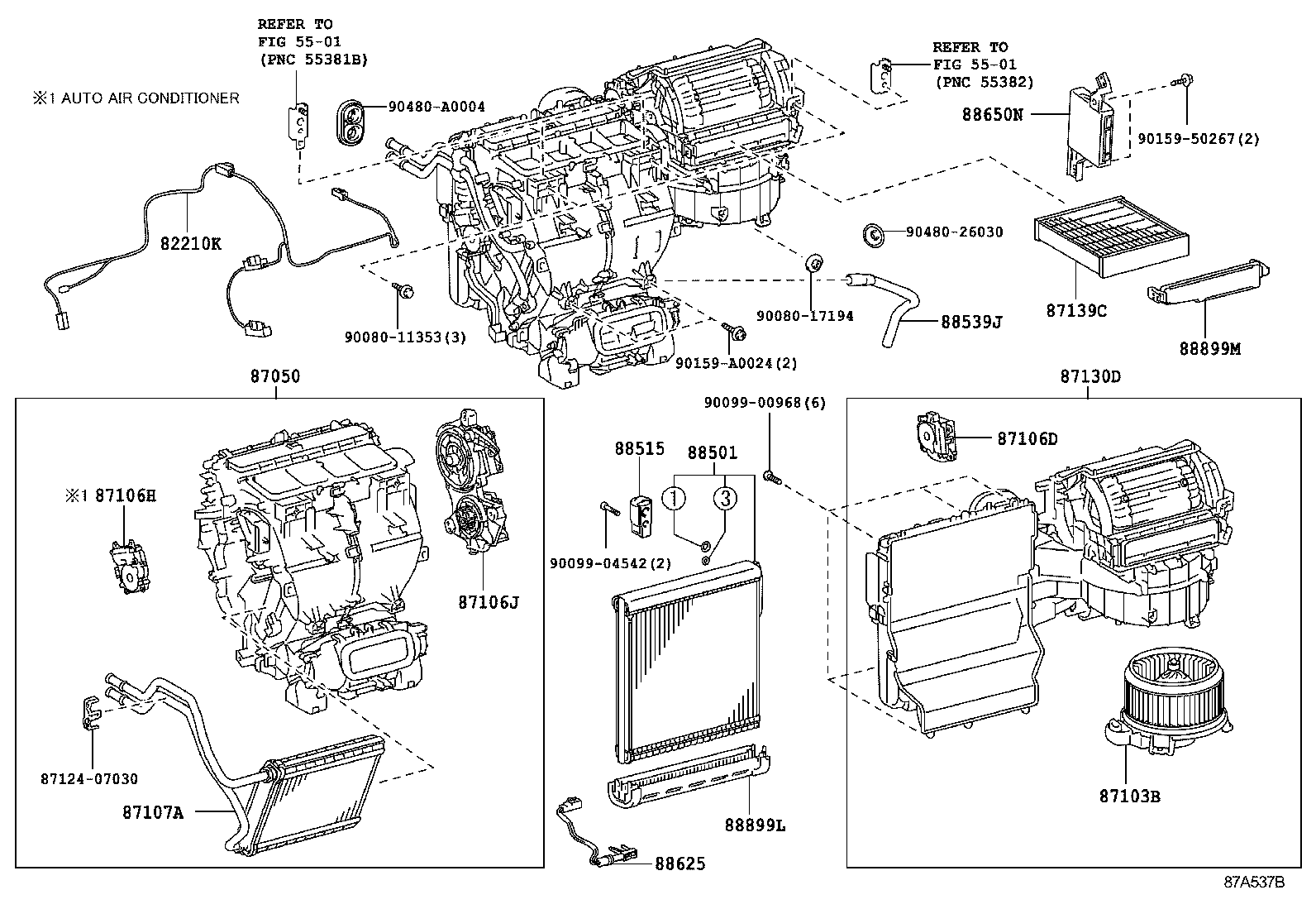  VENZA |  HEATING AIR CONDITIONING COOLER UNIT