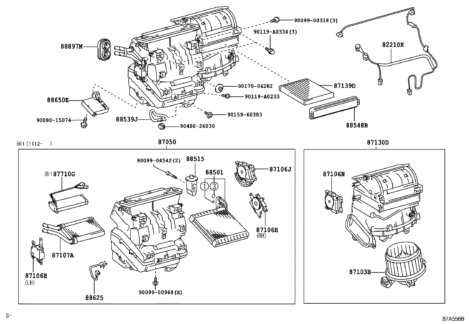  RAV4 NAP |  HEATING AIR CONDITIONING COOLER UNIT