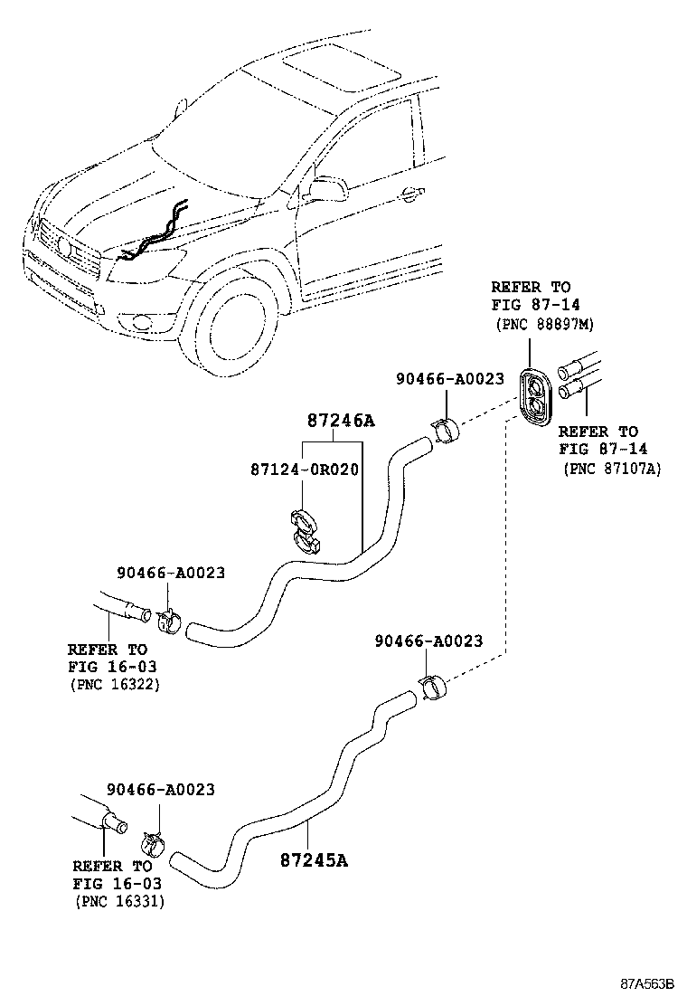  RAV4 NAP |  HEATING AIR CONDITIONING WATER PIPING