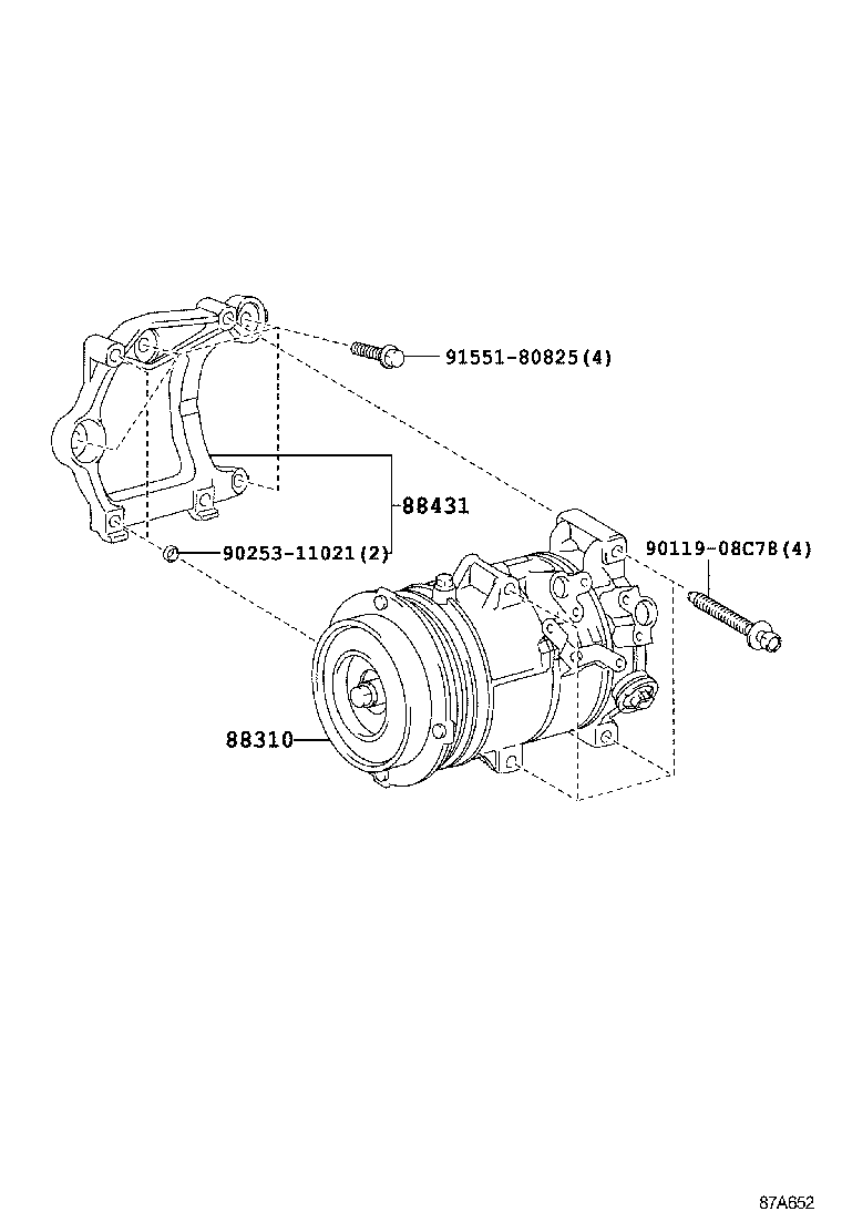  CAMRY JPP |  HEATING AIR CONDITIONING COMPRESSOR