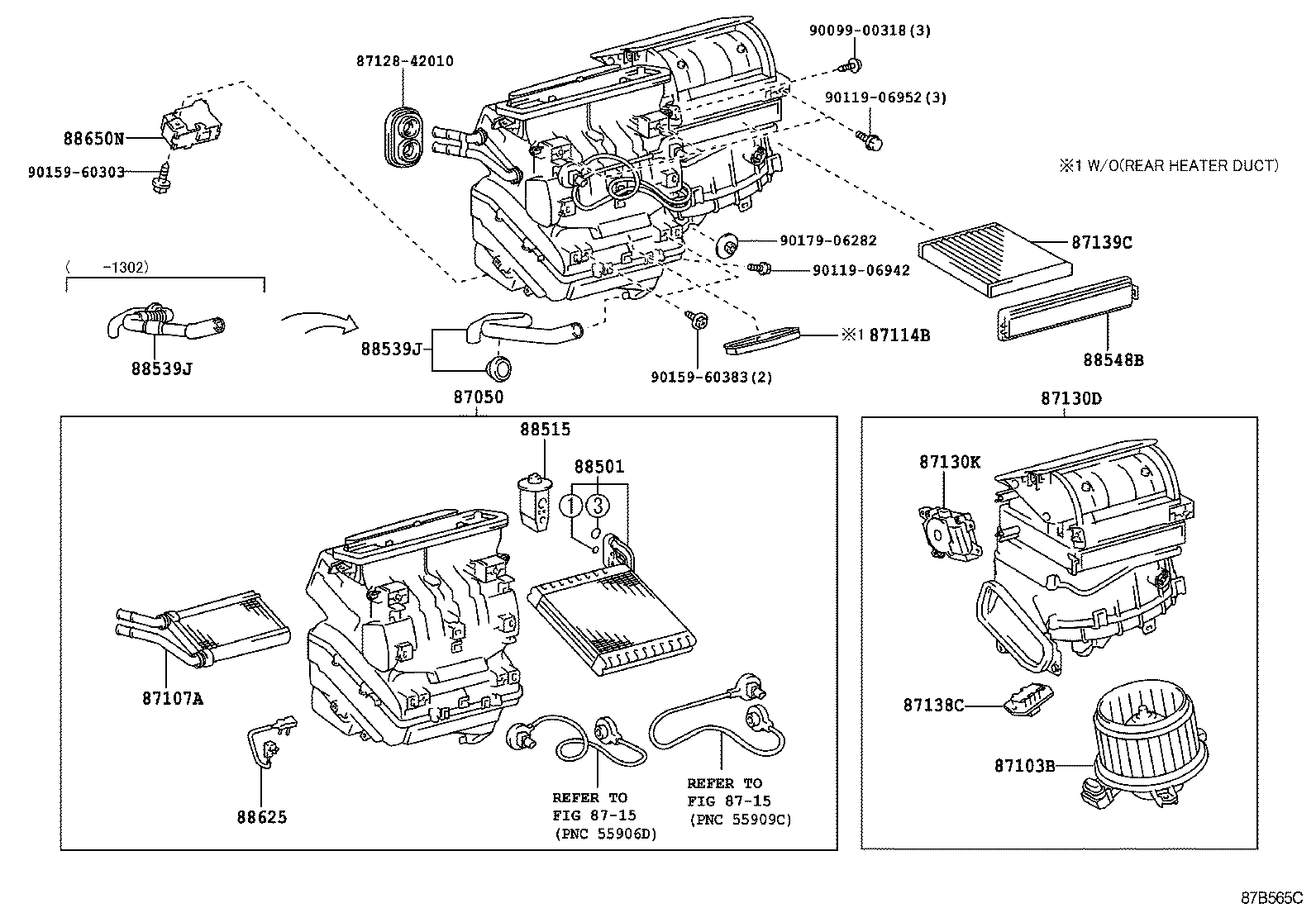  SCION TC |  HEATING AIR CONDITIONING COOLER UNIT