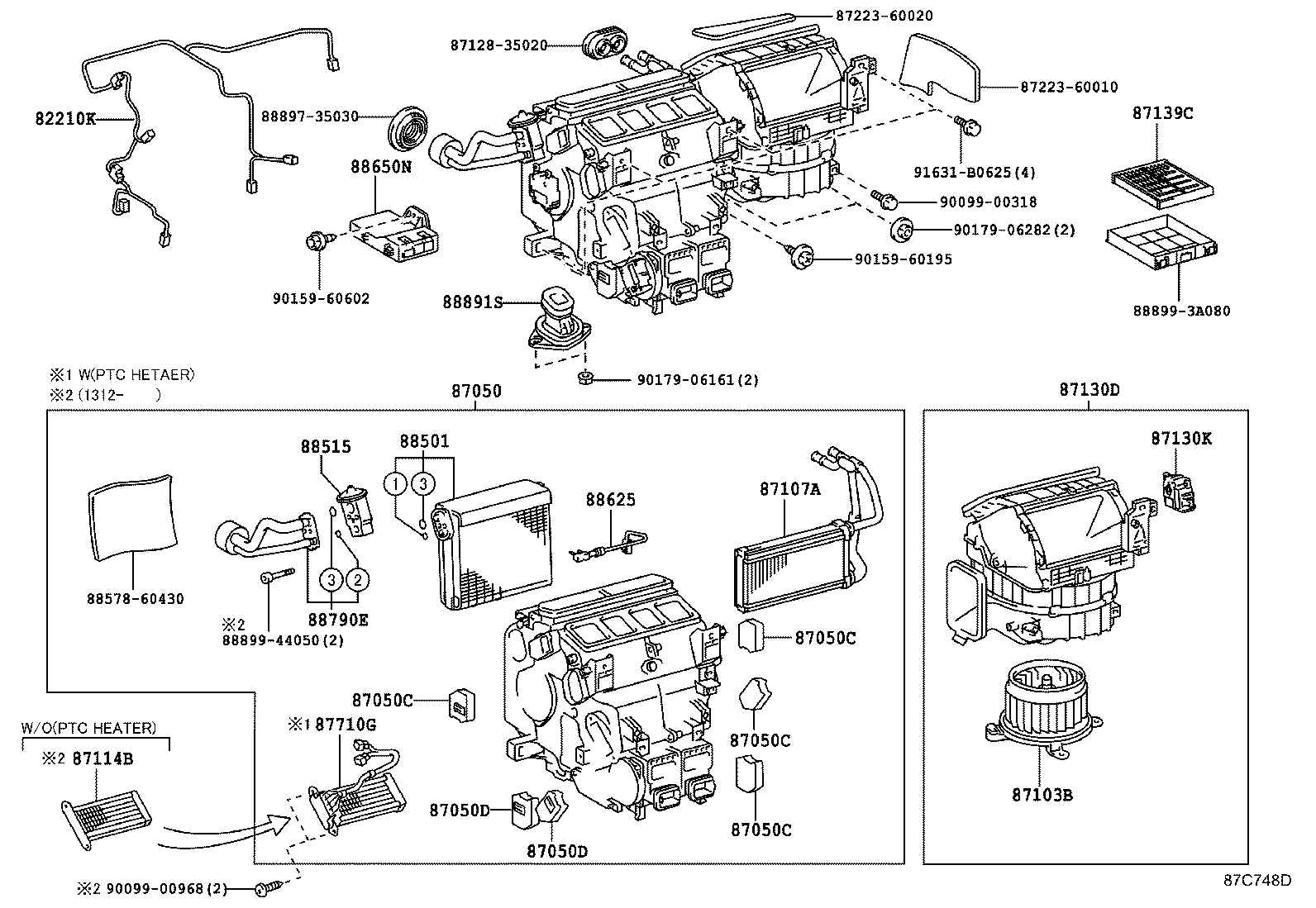  LX570 |  HEATING AIR CONDITIONING COOLER UNIT